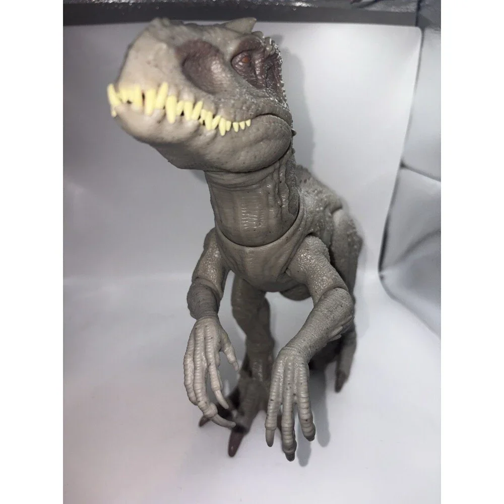 Jurassic World Camouflage n Battle Indominus Rex Figure Lights Sound Tested 22